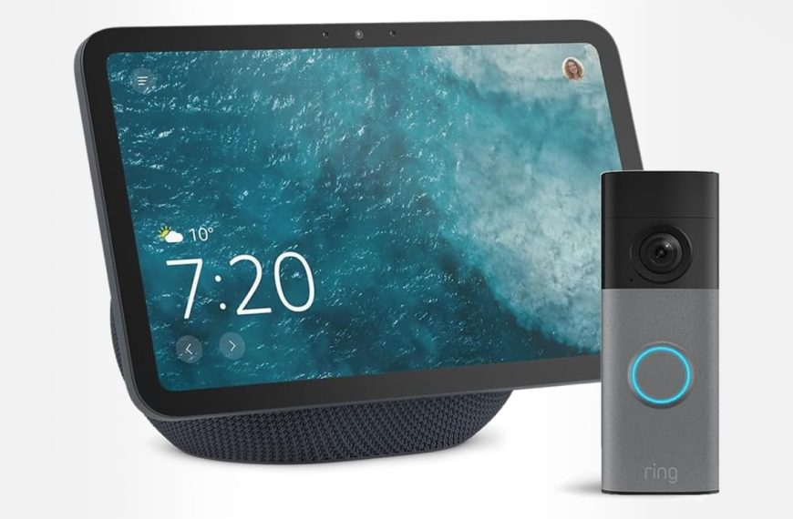 Ce pack écran connecté Echo Show 8 + sonnette vidéo sans fil Ring passe à petit prix sur Amazon !