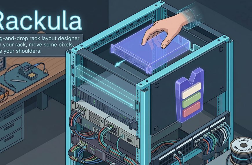 Rackula – Le designer de rack serveur open source pour homelab