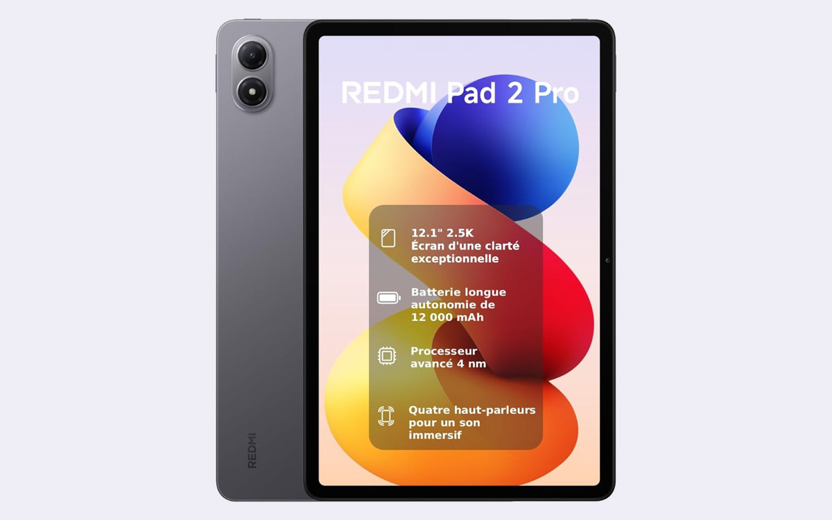 Redmi Pad 2 Pro : la tablette de Xiaomi passe à prix sacrifié pour les soldes, vite !