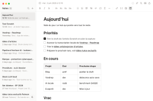Scratch – Des notes markdown que votre IA peut éditer