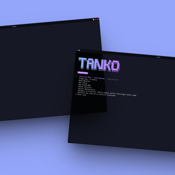 Tanko – Lire des mangas dans le terminal en scred