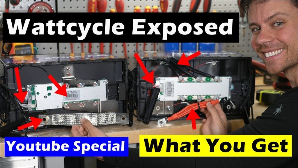 Wattcycle dégrade ses batteries en douce une fois les tests YouTube passés