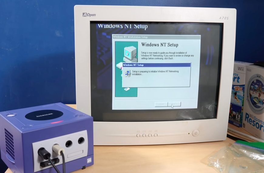 Windows NT sur GameCube – Parce que pourquoi pas