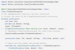 Kotlin améliore les constantes de compilation