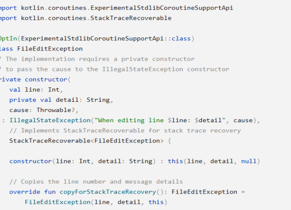 Kotlin améliore les constantes de compilation