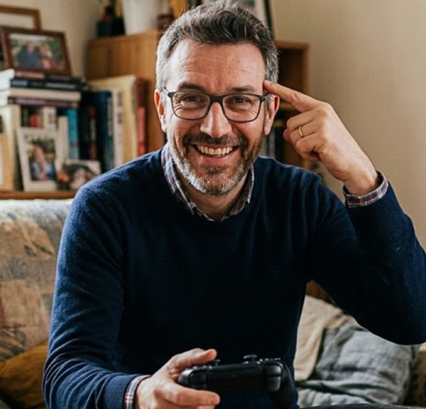 À 45 ans, personne ne joue au jeu vidéo comme lui : ce français a trouvé une méthode originale
