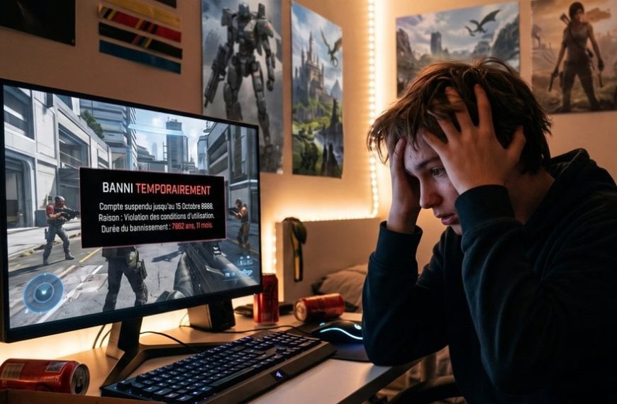 7992 ans : c'est la durée de bannissement que cet ado de 17 ans s'est vu infliger sur un jeu vidéo