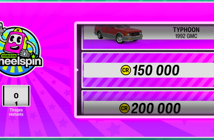 Forza Horizon 6 : comment gagner des tirages (wheelspins) pour avoir plein de bonus gratuitement ?