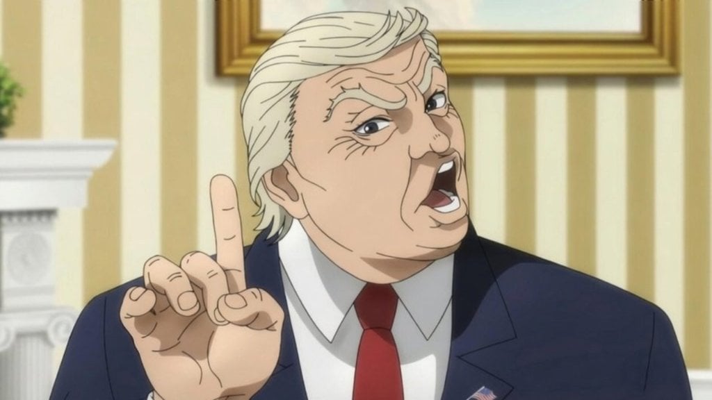 Donald Trump à nouveau ridiculisé dans un anime sur Netflix