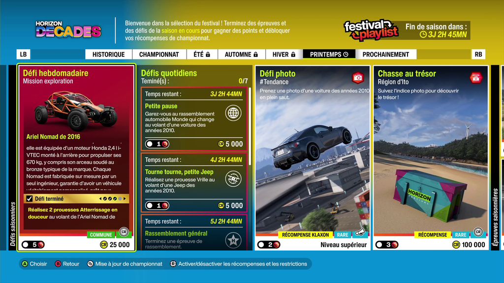Forza Horizon 6 atterrissage en douceur : comment réussir le défi hebdomadaire avec l'Ariel Nomad ?