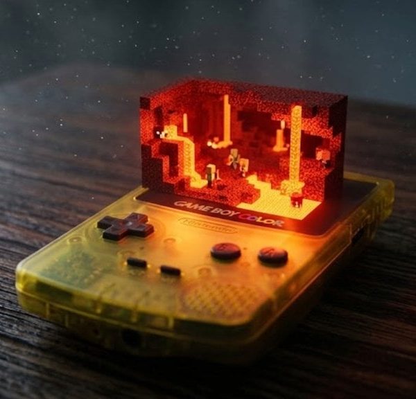 Ce geek seul dans sa chambre vient de faire tourner Minecraft sur sa GameBoy Color