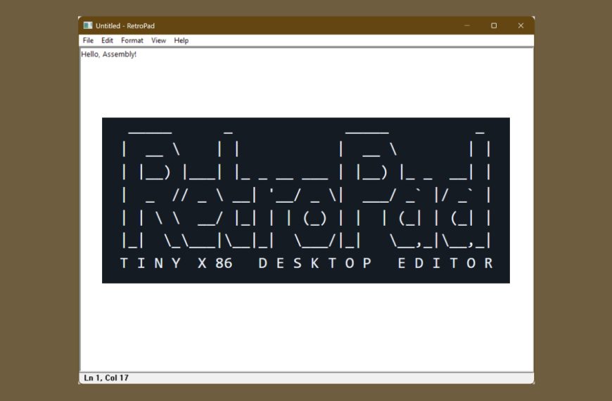 RetroPad pour Windows 11 : le Bloc-notes très léger et sans l’IA Copilot