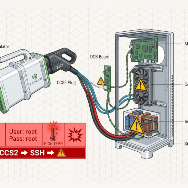 Bornes de recharge – Un SSH root au bout du câble CCS2
