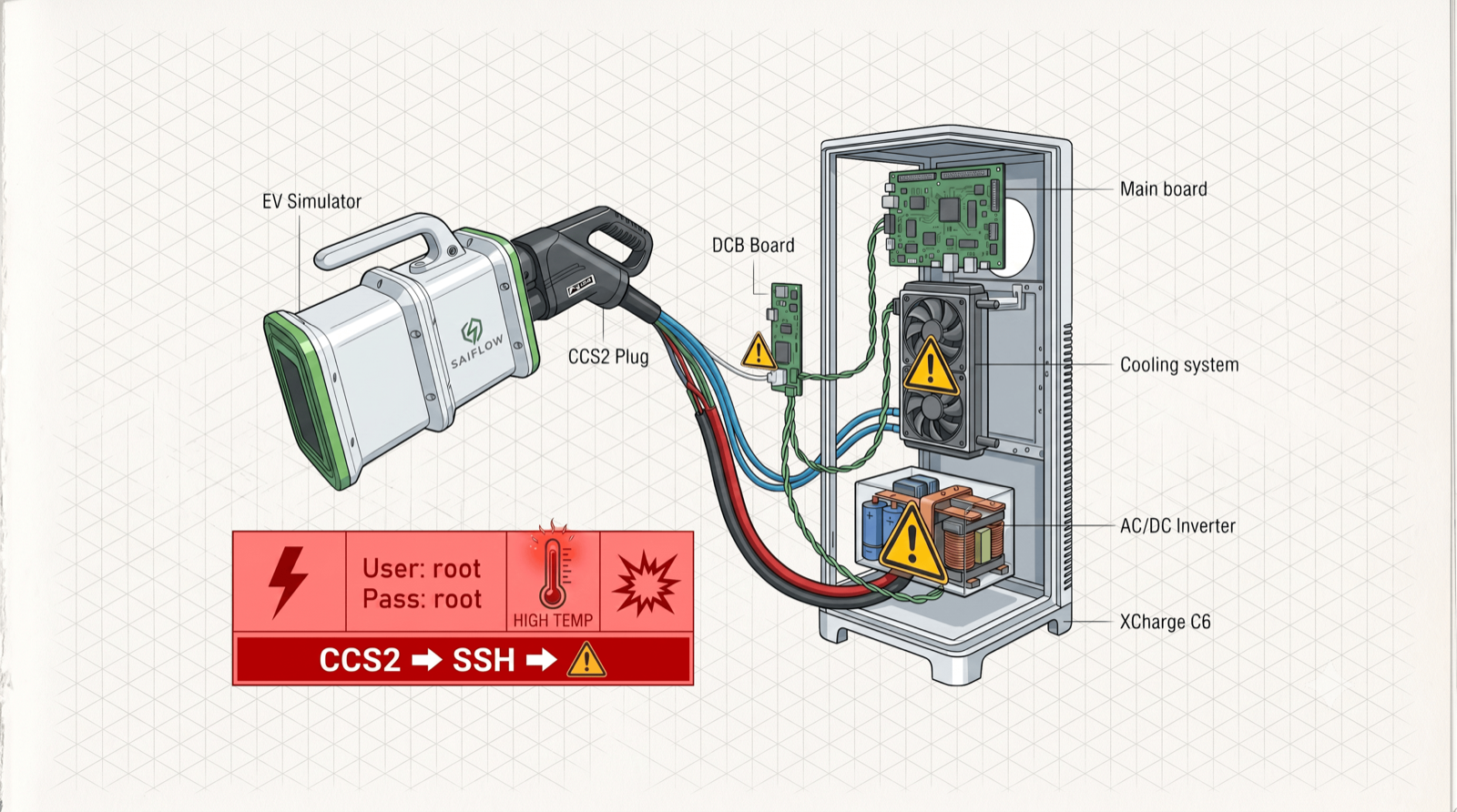 Bornes de recharge – Un SSH root au bout du câble CCS2