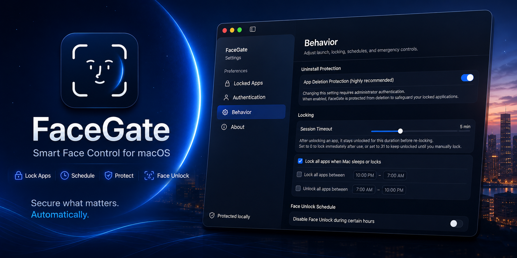 FaceGate – Verrouiller ses apps macOS en FaceID
