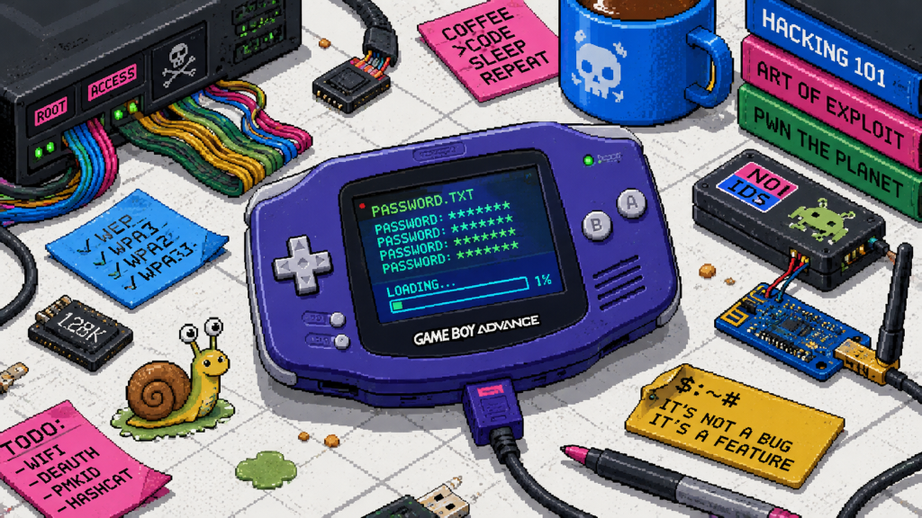 727 mots de passe par seconde, la Game Boy Advance s'y met fort ^^