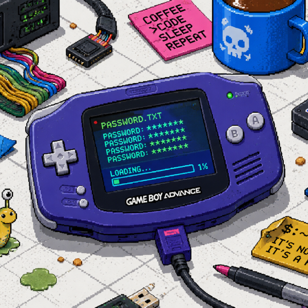 727 mots de passe par seconde, la Game Boy Advance s'y met fort ^^
