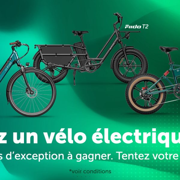 Jeu-concours Fiido : tentez de remporter un vélo électrique dernier cri !