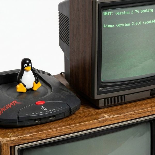 Cette Atari Jaguar de 1993 boote sous Linux avec 2 Mo de RAM