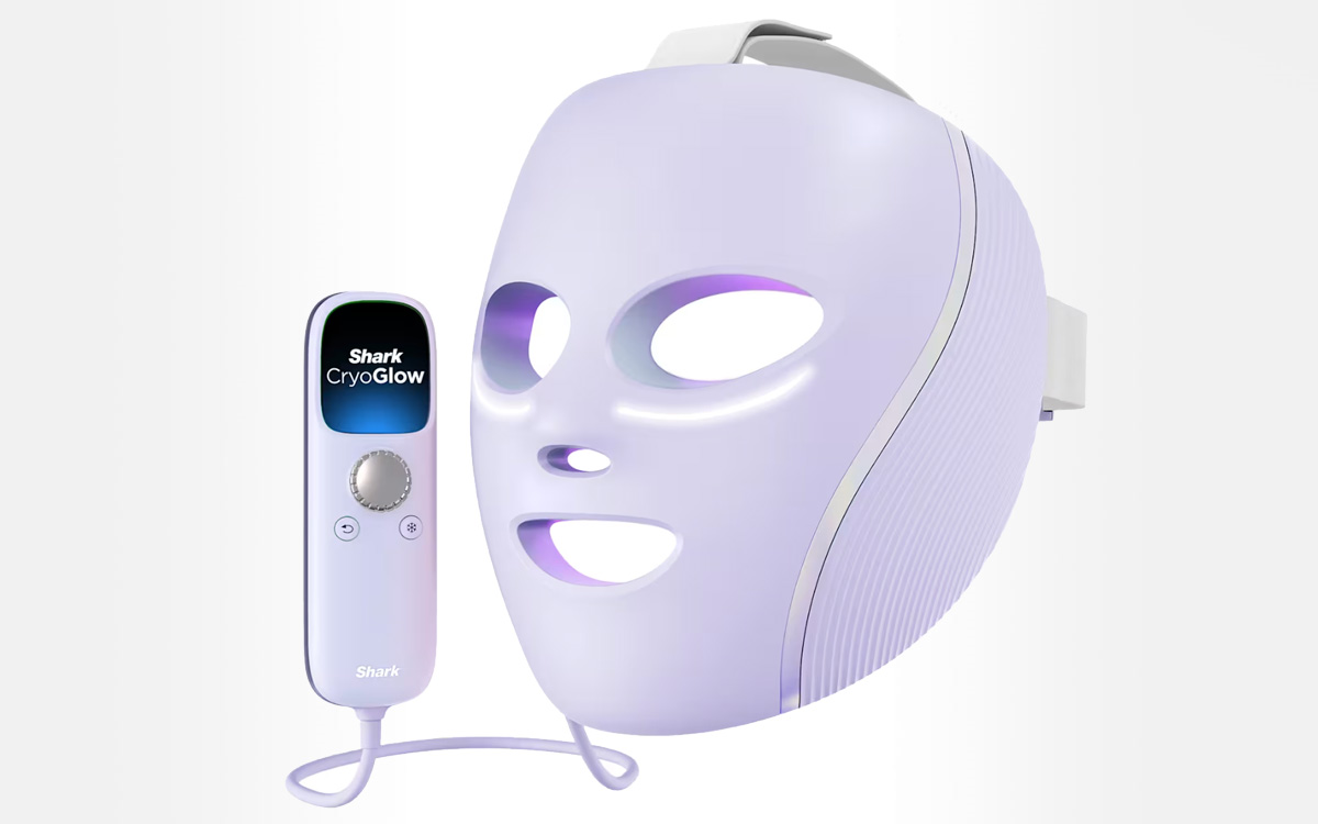 Shark CryoGlow : triple promotion sur l’incroyable masque LED avec rafraîchissement du contour des yeux, vite !