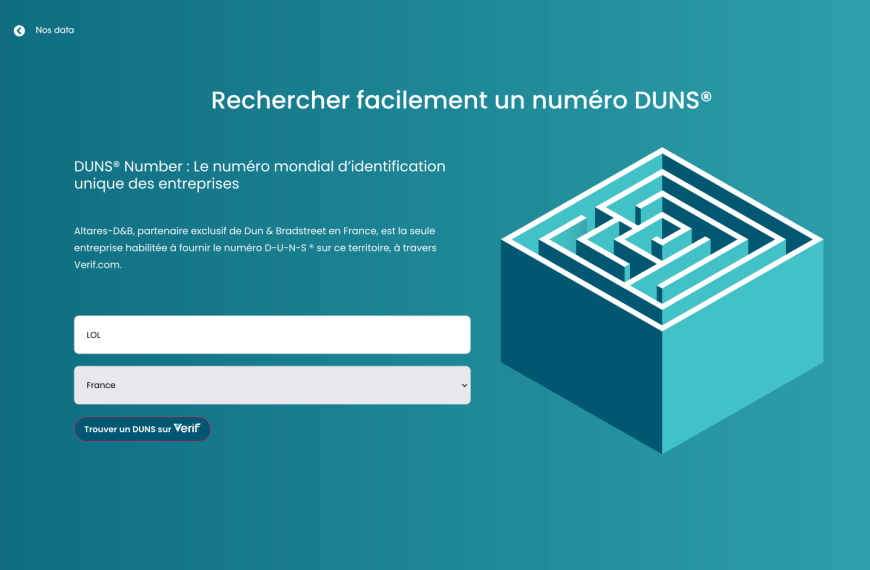 Numéro DUNS gratuit – Comment l'obtenir sans payer