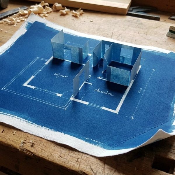 Pascal Editor – Le plan 3D se dessine pendant que Claude bosse