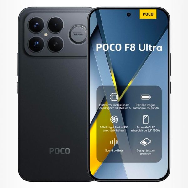 -41% sur le POCO F8 Ultra: Snapdragon 8 Elite Gen 5 et batterie de 6 500 mAh pour moins de 490 €