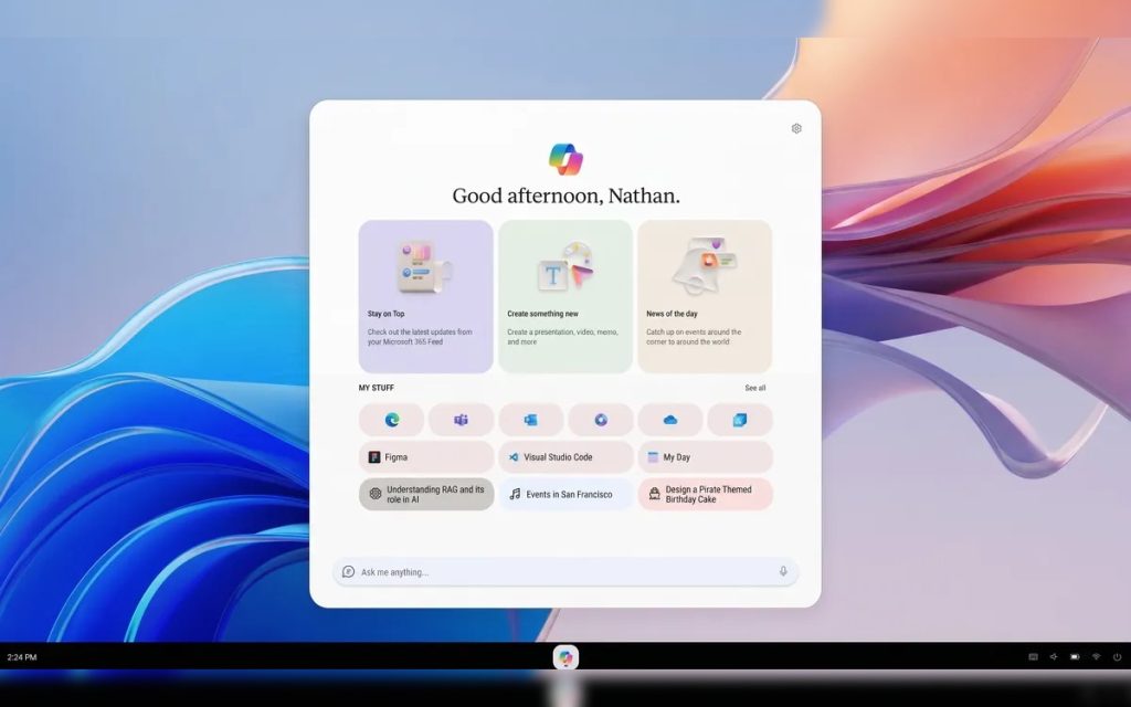 Microsoft aurait développé un Windows entièrement piloté par IA, ces captures le prouvent