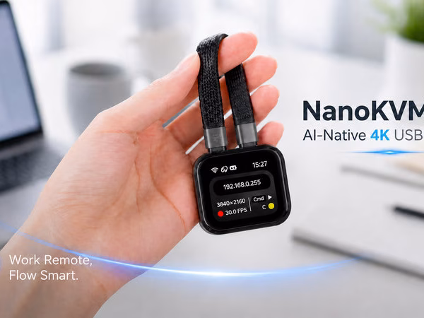 NanoKVM-Go – Le KVM USB-C qui garde vos écrans en mémoire