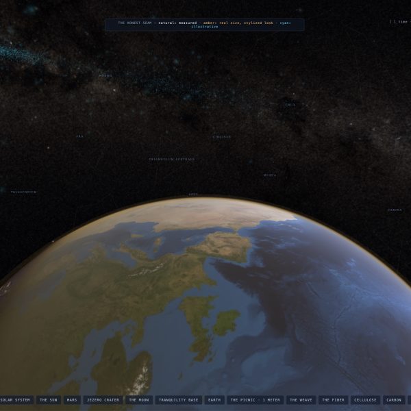 Universe Atlas – L'univers à l'échelle réelle dans votre navigateur