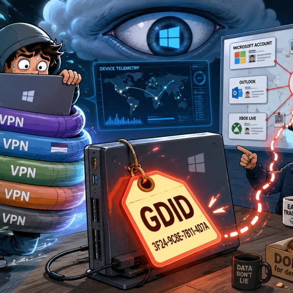 Windows cache un identifiant secret que Microsoft file au FBI
