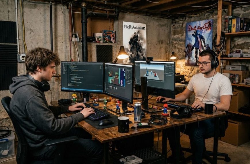 Ils ont commencé à développer leur propre jeu vidéo dans la cave de leurs parents. 9 ans plus tard, il est enfin sorti