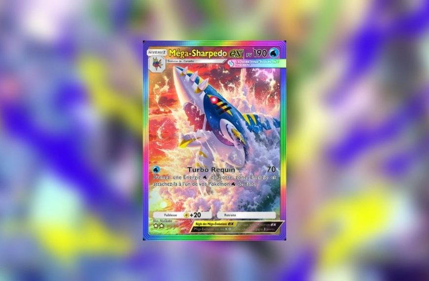 Pokémon Pocket Méga-Sharpedo EX deck : la liste d'une des meilleures cartes de l'extension Domination Céleste
