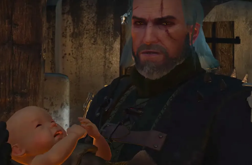 Pendant le développement de The Witcher 3, des villageois jetaient leurs bébés au sol à cause d'un bug