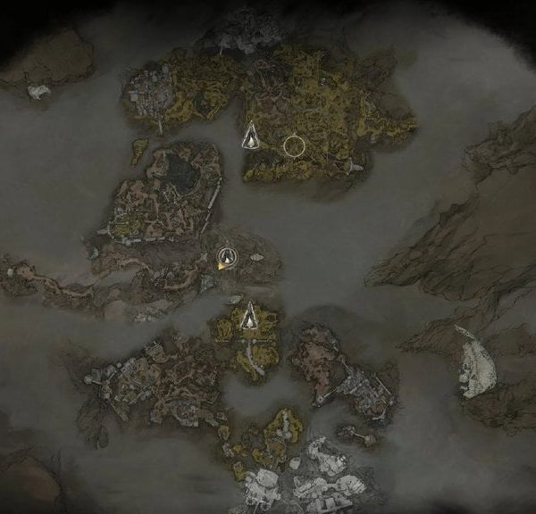 Carte interactive Mortal Shell 2 : Position des enveloppes, objets, boss et points d'intérêt