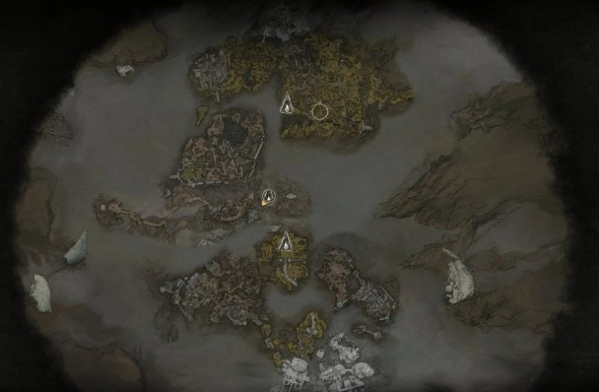 Carte interactive Mortal Shell 2 : Position des enveloppes, objets, boss et points d'intérêt