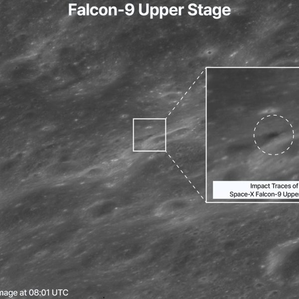 SpaceX vient de frapper la Lune : un étage de Falcon 9 s’écrase et creuse un énorme cratère