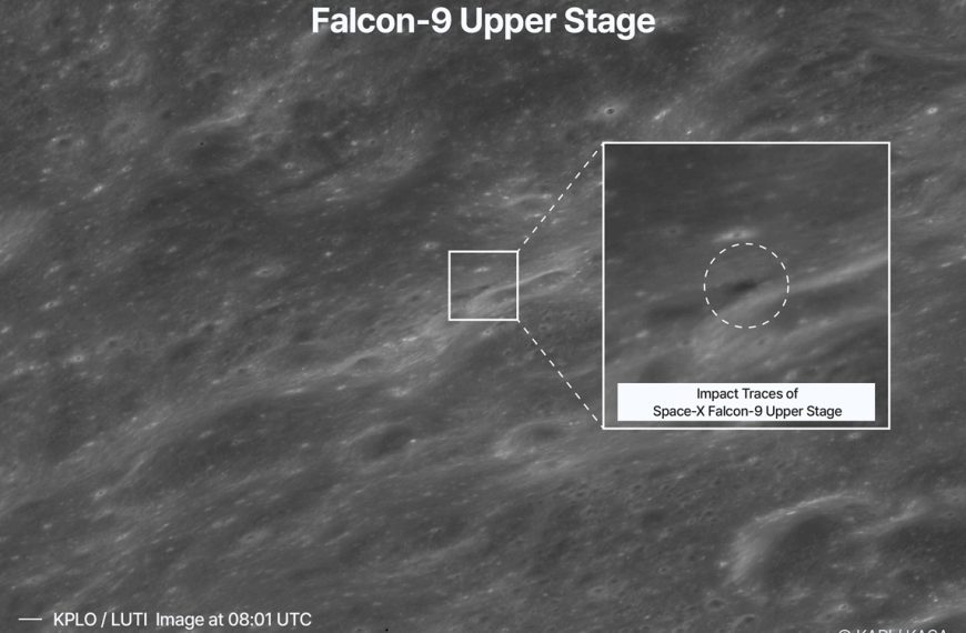 SpaceX vient de frapper la Lune : un étage de Falcon 9 s’écrase et creuse un énorme cratère
