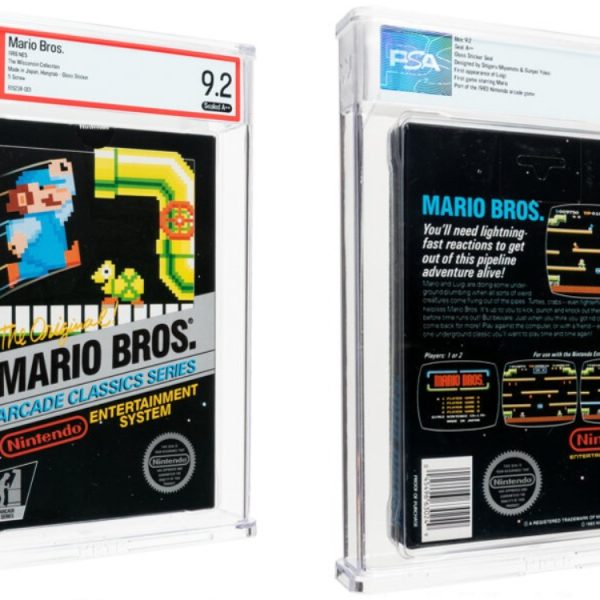 Près de 390 000 euros pour cet exemplaire unique de Mario Bros. sur NES