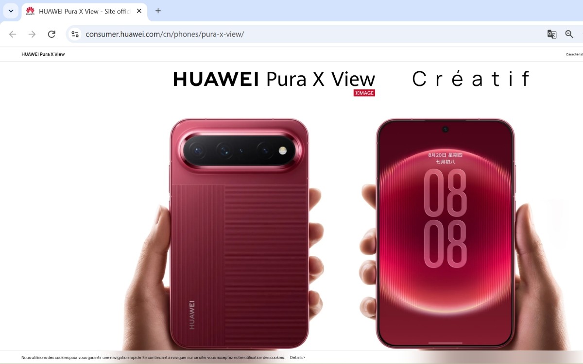 Huawei présente le tout premier smartphone monobloc à écran large 16:9,5 : le Pura X View