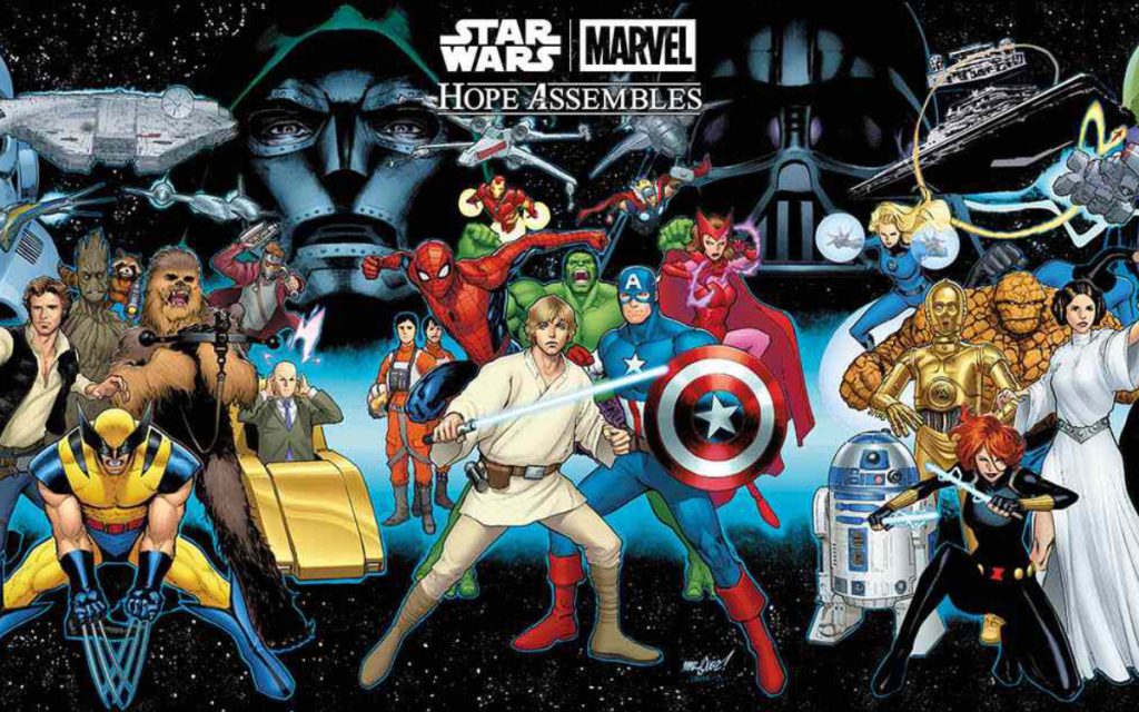 Star Wars et Marvel fusionnent dans le comics Hope Assembles pour un improbable crossover