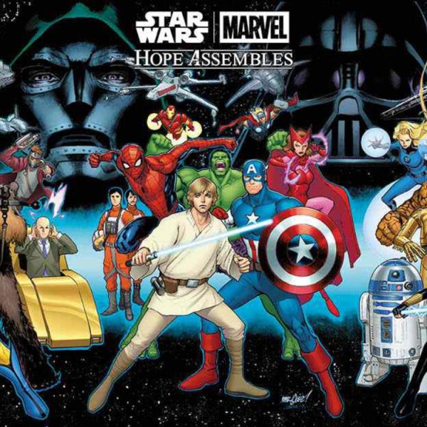 Star Wars et Marvel fusionnent dans le comics Hope Assembles pour un improbable crossover