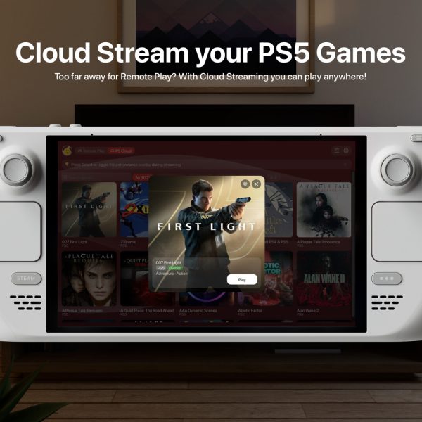 Vous pouvez jouer à vos jeux PS Plus sur Steam Deck et Steam Machine en streaming, sans PS5