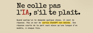 Le site à envoyer à tous ceux qui vous copient-collent du ChatGPT