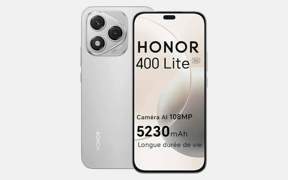Le Honor 400 Lite 256 Go est bradé à moins de 185 € : il passe à moitié prix