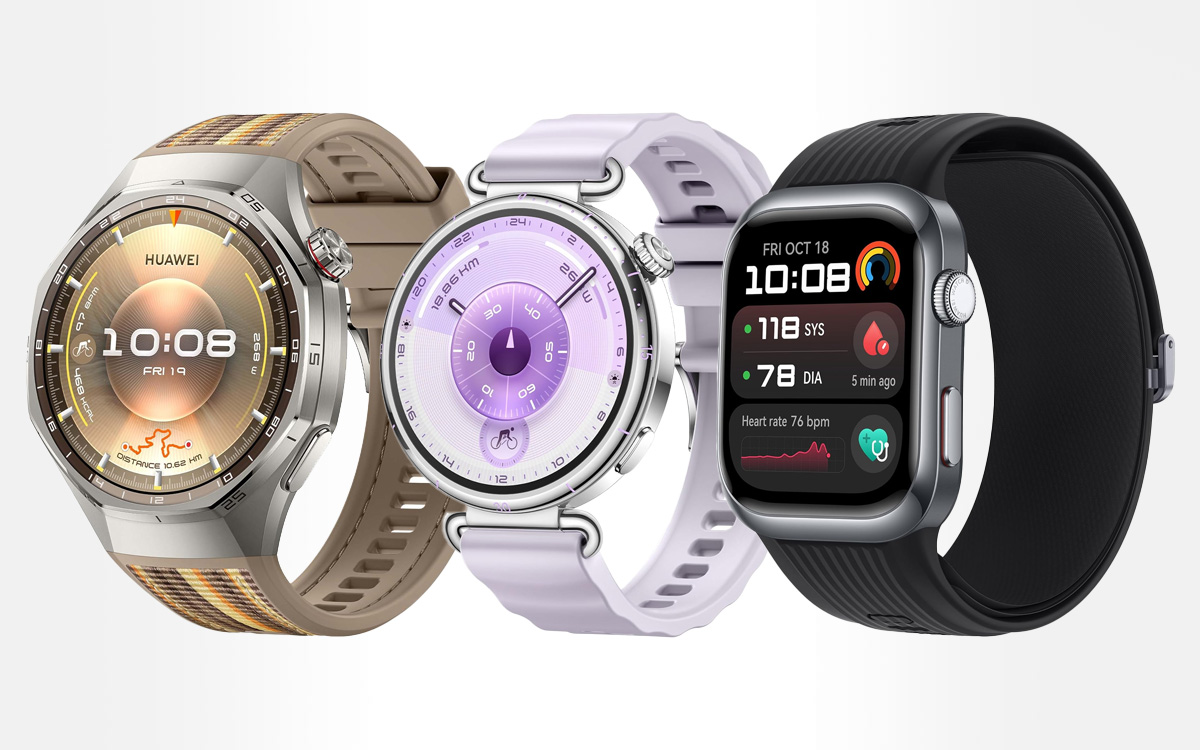 Watch GT6 Series et D2 : les montres connectées Huawei sont à prix mini, vite !