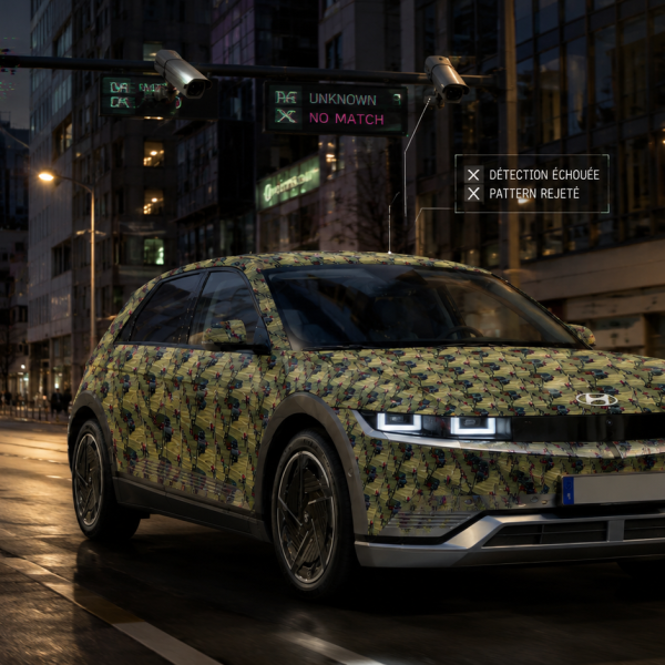 Rendre une voiture invisible pour les caméras