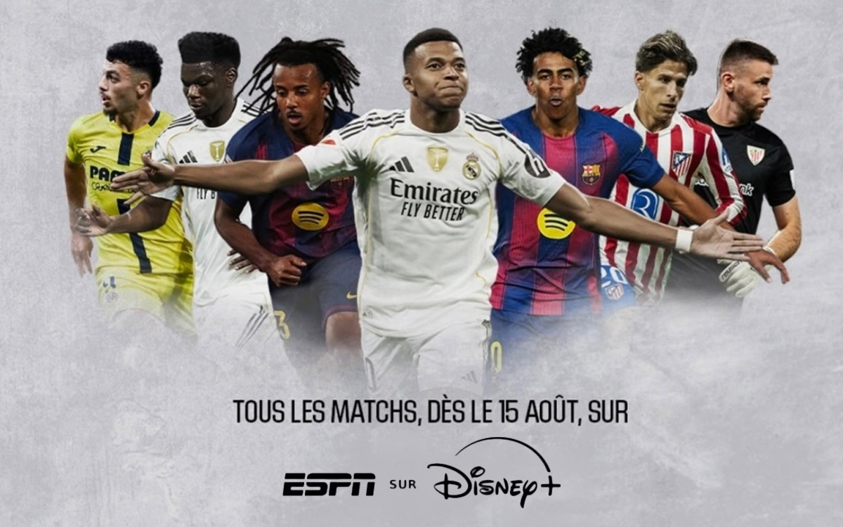 LALIGA arrive le 15 août sur Disney+ : les abonnés pourront suivre l’intégralité du championnat espagnol sans surcoût !