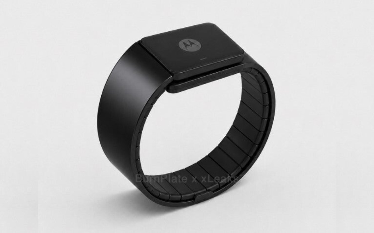 Le bracelet de cette montre connectée deviendrait un écran une fois retiré du poignet