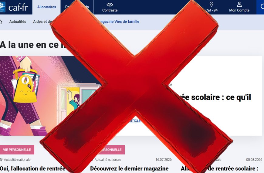 Panne massive à la CAF : le site et l’application totalement inaccessibles
